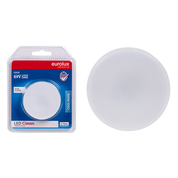 Eurolux LED GX53 Classic 6w 4000K N in Electrical & Lighting,Lighting,Globes & Tubes