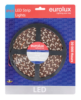 Eurolux LED Strip LED Strip 5M 14.4W/m Cool White Ip65 in Electrical & Lighting,Lighting,Interior Lighting
