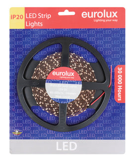 Eurolux LED Strip LED Strip 5M 4.8W/m Blue Ip20 in Electrical & Lighting,Lighting,Interior Lighting