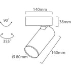 Eurolux Magnetic Track Spot LED 18w White 3000K - image 01