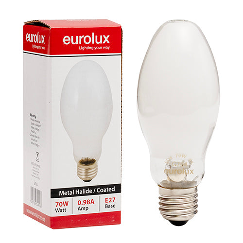 Eurolux Metal Halide Opal Elliptic E27 70W Natural DL in Electrical & Lighting,Lighting,Globes & Tubes