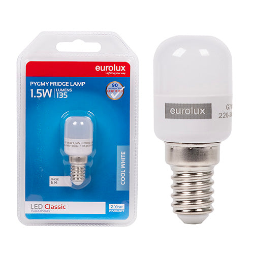 Eurolux Pygmy Fridge Lamp Classic 1.5W LED E14 4000K N in Electrical & Lighting,Lighting,Globes & Tubes
