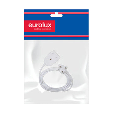 Eurolux 3m Extension Cord White 1.00mm Double - image 01