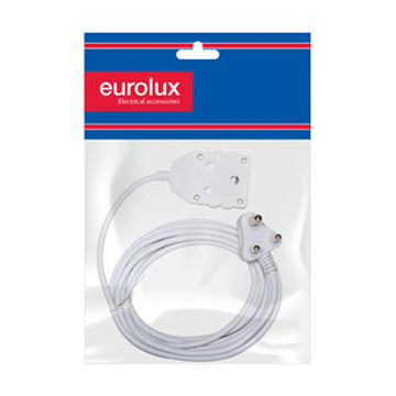 Eurolux 5m Extension Cord White 1.00mm Double - image 01