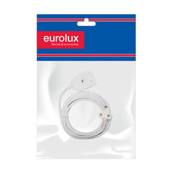 Eurolux 10m Extension Cord White 1.00mm Double - image 01