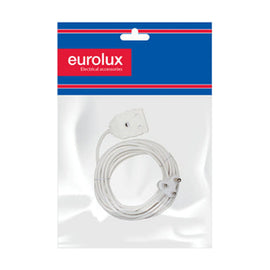 Eurolux 5m Extension Cord White 1.50mm Double - image 01