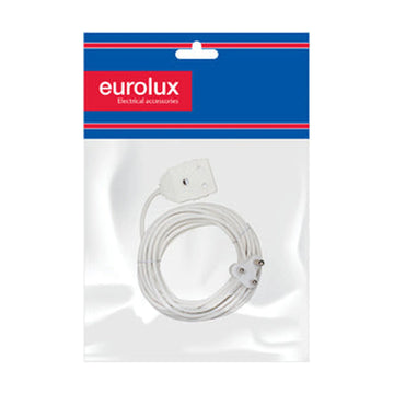 Eurolux 5m Extension Cord White 1.50mm Double - image 01