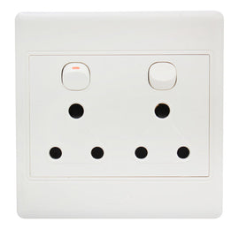 Eurolux Socket Double 4X4 Complete in Electrical & Lighting,Electrical Accessories,Multiplugs & Extension Cords