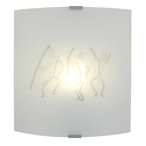 Eurolux Wall Light Grafik Ethnic 280mm Silver in Electrical & Lighting,Lighting,Interior Lighting