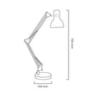 Eurolux Table Lamp Adjustable Black E27 1x40w - image 01