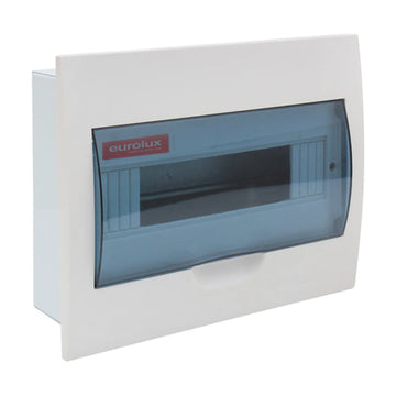 Eurolux Flush Mount Distribution Board 12 Way Din Rail - image 01