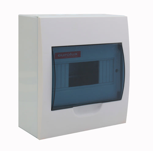 Eurolux Surface Mount Distribution Board 8 Way Din Rail in Electrical & Lighting,Electrical Accessories,Circuit Breakers & Distribution Boards