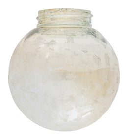 Eurolux 160mm Amber Iced Glass Bowl in Electrical & Lighting, Interior Lighting, Lighting
