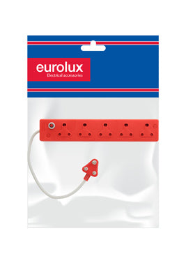 Eurolux Multiplug 5 Way 5x16A Dedicated Red in Electrical & Lighting,Electrical Accessories,Multiplugs & Extension Cords