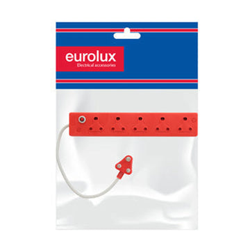 Eurolux Multiplug 5 Way 5x16A Dedicated Red - image 01