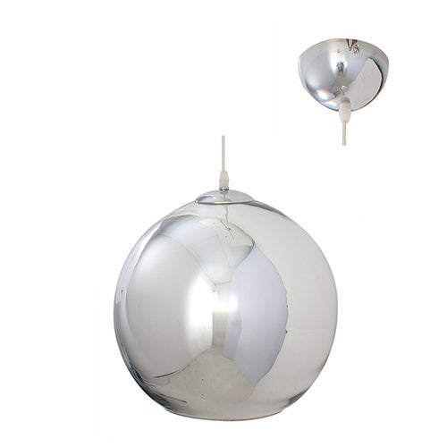 Eurolux Pendant Mercury Electroplated Chrome Glass in Electrical & Lighting,Lighting,Interior Lighting
