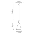 Eurolux Pendant Industria 190mm Black/Gold - image 01
