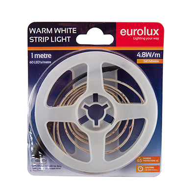 Eurolux LED Strip DIY Kit 1m 4.8W/m WW IP65 in Electrical & Lighting,Lighting,Interior Lighting