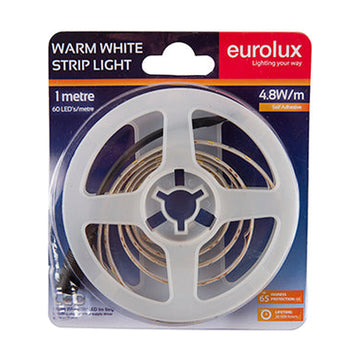 Eurolux LED Strip DIY Kit 1m 4.8W/m WW IP65 - image 01