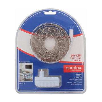 Eurolux LED Strip DIY Kit 3m 4.8W/m CW IP65 - image 01