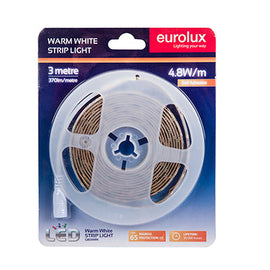 Eurolux LED Strip DIY Kit 3m 4.8W/m WW IP65 in Electrical & Lighting,Lighting,Interior Lighting
