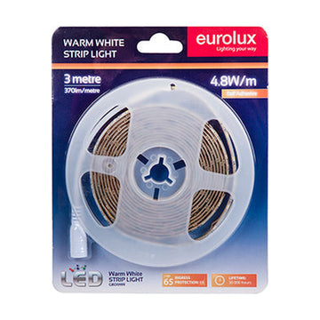 Eurolux LED Strip DIY Kit 3m 4.8W/m WW IP65 - image 01