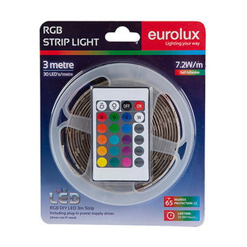Eurolux LED Strip DIY Kit 3m 7.2W/m RGB IP65 - image 01