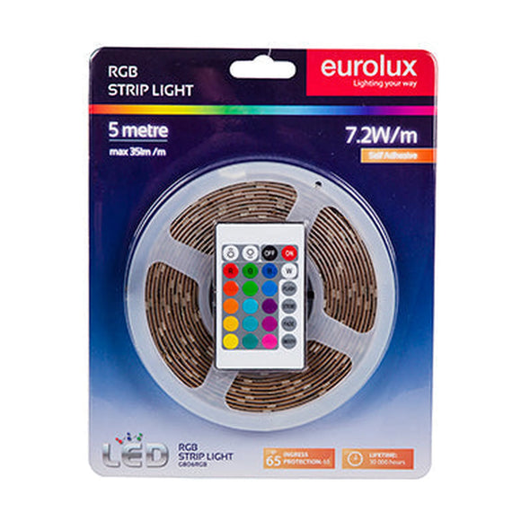 Eurolux LED Strip DIY Kit 5m 7.2W/m RGB IP65 - image 01