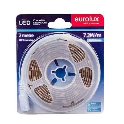 Eurolux LED Strip DIY Kit 2m 7.2W/m CW IP65 in Electrical & Lighting,Lighting,Interior Lighting