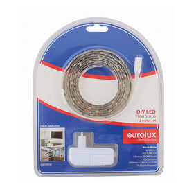 Eurolux LED Strip DIY Kit 2m 7.2W/m WW IP65 in Electrical & Lighting,Lighting,Interior Lighting
