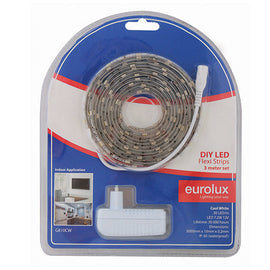 Eurolux LED Strip DIY Kit 3m 7.2W/m CW IP65 in Electrical & Lighting,Lighting,Interior Lighting
