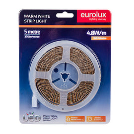 Eurolux LED Strip DIY Kit 5m 4.8W/m WW IP65 in Electrical & Lighting,Lighting,Interior Lighting