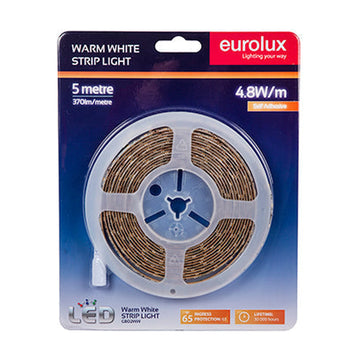 Eurolux LED Strip DIY Kit 5m 4.8W/m WW IP65 - image 01