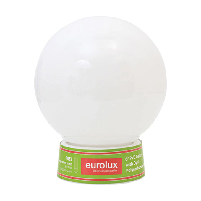 Eurolux Budget Light Opal with 160mm Gallery & B22 Lamp - image 01