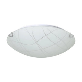 Eurolux Ceiling Light 300mm Surreal Grid Design White - image 01