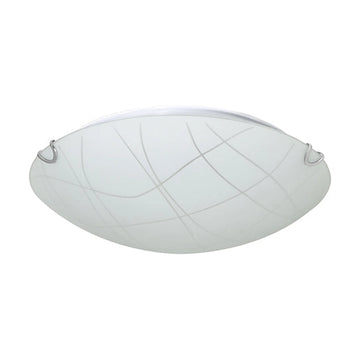 Eurolux Ceiling Light 300mm Surreal Grid Design White - image 01