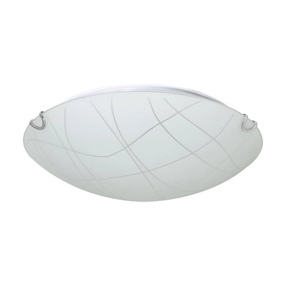Eurolux Ceiling Light 300mm Surreal Grid Design White - image 01