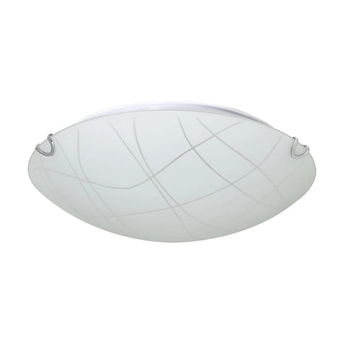 Eurolux Ceiling Light 300mm Surreal Grid Design White - image 01