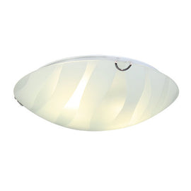 Eurolux Ceiling Light 300mm Zebra Stripe Design White in Electrical & Lighting,Lighting,Interior Lighting