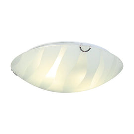 Eurolux Ceiling Light 300mm Zebra Stripe Design White - image 01