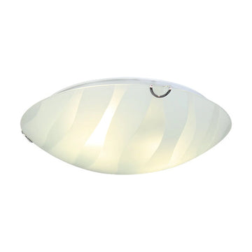 Eurolux Ceiling Light 300mm Zebra Stripe Design White - image 01