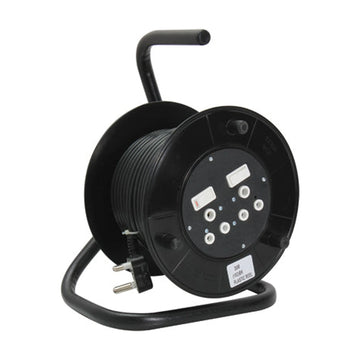Eurolux 20m Extensions Reel Double Socket 1mm PVC - image 01