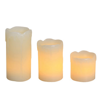 Eurolux LED Flameless Candle Set Dripping 3PC in Electrical & Lighting,Lighting,Interior Lighting
