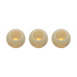 Eurolux LED Flameless Candle Set Ball Shaped 3PC - image 01