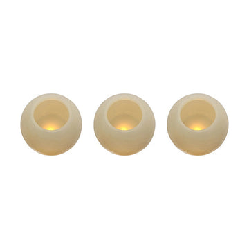 Eurolux LED Flameless Candle Set Ball Shaped 3PC - image 01