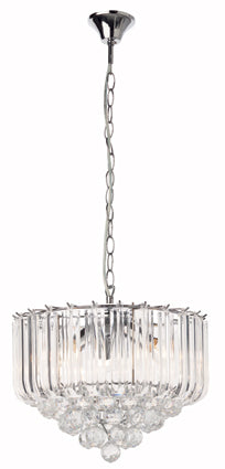 Eurolux Otis Acrylic Chandelier 350mm Chrome in Electrical & Lighting,Lighting,Interior Lighting