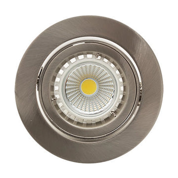 Eurolux Downlight Tilt Twist 94mm Satin Chrome - image 01