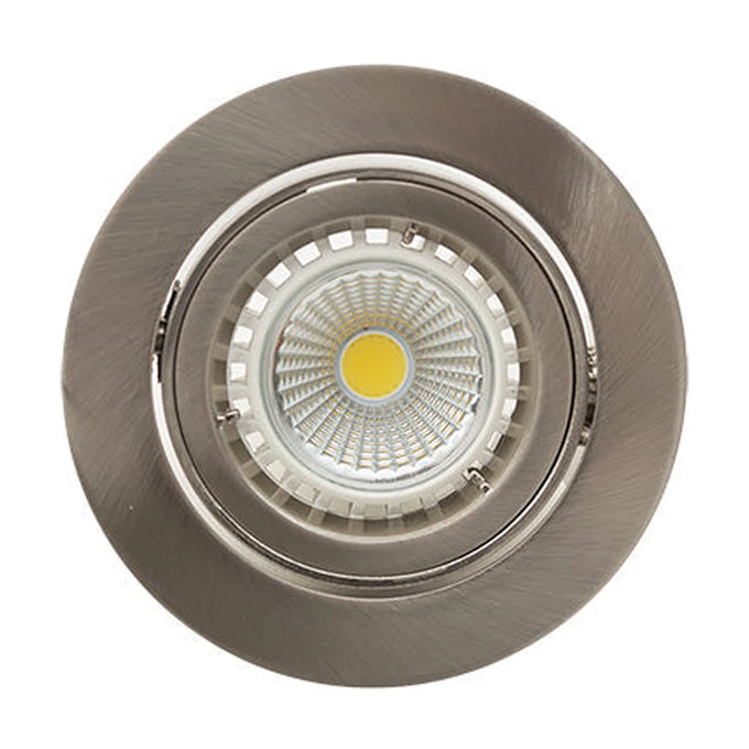 Eurolux Downlight Tilt Twist 94mm Satin Chrome - image 01