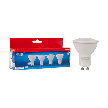 Eurolux LED GU10 Classic Frosted Lens 3w 4000K 4 Pack N - image 01