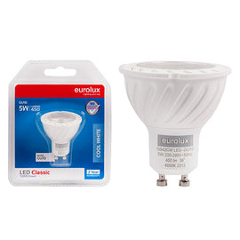 Eurolux LED GU10 Premium Clear Lens 5W 4000K N in Electrical & Lighting,Lighting,Globes & Tubes